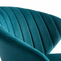 Tabouret De Bar Design En Tissu Velours Gaufré Bleu Pétrole H78 Cm DALLY -Boutique Miliboo tabouret de bar design en tissu velours gaufre bleu petrole h78 cm dally 43935 5bb764a4391ab 1200 675