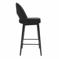 Tabouret De Bar Design En Velours Noir Et Métal H69 Cm BELLEROSE -Boutique Miliboo tabouret de bar design en velours noir et metal h69 cm bellerose 51935 62f032e281b2b 1200 675