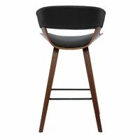 Tabouret De Bar Design Noir Et Bois Foncé H65 Cm SYRAH -Boutique Miliboo tabouret de bar design noir et bois fonce h65 cm syrah 51307 6273e2c6c015c 1200 675