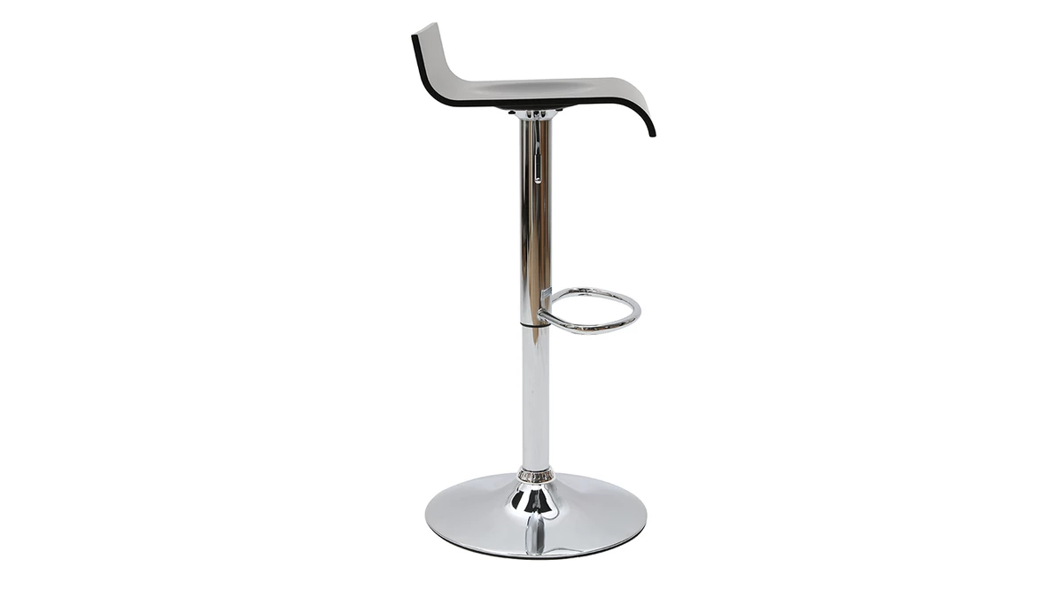 Tabouret De Bar Design Noir SURF 5 Tabouret De Bar Design Noir SURF – Image 3