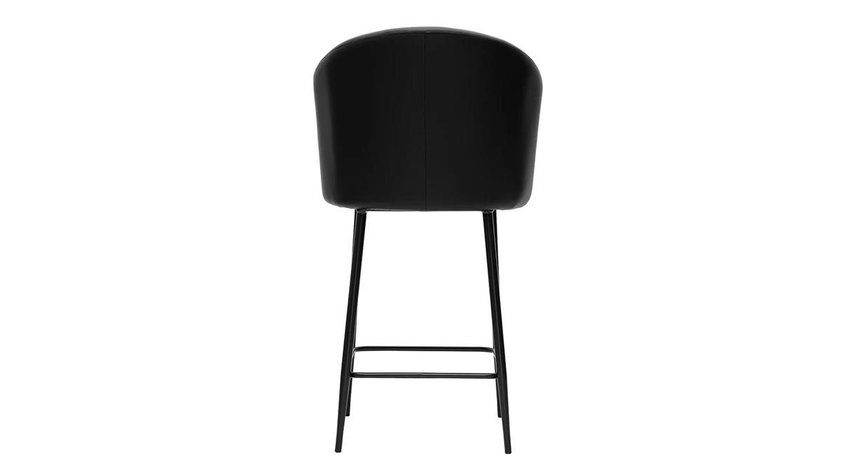 Tabouret De Bar Design Noirs H68 Cm VANITY 6 Tabouret De Bar Design Noirs H68 Cm VANITY – Image 4