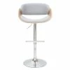 Tabouret De Bar Design Réglable En Tissu Gris Et Bois Clair BENT -Boutique Miliboo tabouret de bar design reglable en tissu gris et bois clair bent 48495 5f91baf90264a 1200 675
