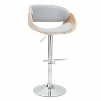 Boutique Miliboo -Boutique Miliboo tabouret de bar design reglable en tissu gris et bois clair bent 48495 5f91bafa3f84c 1200 675