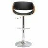Tabouret De Bar Design Réglable Noir Et Bois Clair BENT 2 Tabouret De Bar Design Réglable Noir Et Bois Clair BENT -Boutique Miliboo tabouret de bar design reglable noir et bois clair bent 40342 5bbcc5fba1398 1200 675