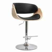 Tabouret De Bar Design Réglable Noir Et Bois Clair BENT -Boutique Miliboo tabouret de bar design reglable noir et bois clair bent 40342 5bbcc5fc0292f 1200 675