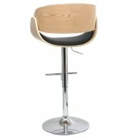 Tabouret De Bar Design Réglable Noir Et Bois Clair BENT -Boutique Miliboo tabouret de bar design reglable noir et bois clair bent 40342 5bbcc5fc21cc6 1200 675