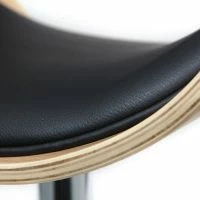 Tabouret De Bar Design Réglable Noir Et Bois Clair BENT -Boutique Miliboo tabouret de bar design reglable noir et bois clair bent 40342 5bbcc5fc3a549 1200 675