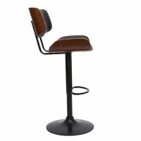 Tabouret De Bar Design Réglable Noir Et Bois Foncé BASILE 11 Tabouret De Bar Design Réglable Noir Et Bois Foncé BASILE -Boutique Miliboo tabouret de bar design reglable noir et bois fonce basile 49843 61557774e744f 1200 675