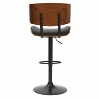 Tabouret De Bar Design Réglable Noir Et Bois Foncé BASILE 12 Tabouret De Bar Design Réglable Noir Et Bois Foncé BASILE -Boutique Miliboo tabouret de bar design reglable noir et bois fonce basile 49843 61557777c0b6a 1200 675