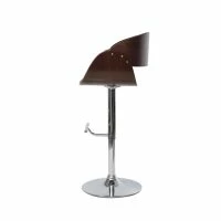 Tabouret De Bar Design Réglable Noir Et Bois Foncé BENT -Boutique Miliboo tabouret de bar design reglable noir et bois fonce bent 31344 5bb763b8f3041 1200 675