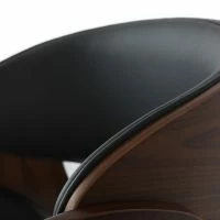 Tabouret De Bar Design Réglable Noir Et Bois Foncé BENT -Boutique Miliboo tabouret de bar design reglable noir et bois fonce bent 31344 5bb763b939348 1200 675