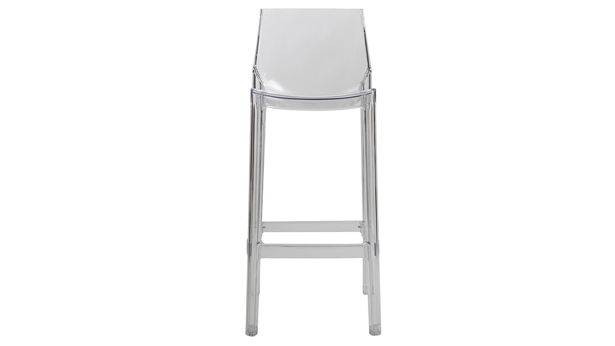 Tabouret De Bar Design Transparent Lot De 2 YLAK 4 Tabouret De Bar Design Transparent Lot De 2 YLAK – Image 2