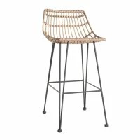 Tabouret De Bar En Fils De Résine Façon Rotin H69 Cm MAJA -Boutique Miliboo tabouret de bar en fils de resine facon rotin h69 cm maja 43559 5bc4a3d8abf3a 1200 675