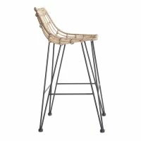 Tabouret De Bar En Fils De Résine Façon Rotin H69 Cm MAJA -Boutique Miliboo tabouret de bar en fils de resine facon rotin h69 cm maja 43559 5bc4a3d8be0df 1200 675