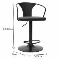 Tabouret De Bar Industriel Réglable Noir BECKETT -Boutique Miliboo tabouret de bar industriel reglable noir beckett 49847 619d1785bf0bd 1200 675
