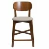 Tabouret De Bar Noyer Et Assise Marron Glacé H65 Cm LUCIA 2 Tabouret De Bar Noyer Et Assise Marron Glacé H65 Cm LUCIA -Boutique Miliboo tabouret de bar noyer et assise marron glace h65 cm lucia 52630 63724146c1b64 1200 675