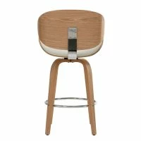 Tabouret De Bar Pivotant Blanc Et Bois Clair 65 Cm WALNUT -Boutique Miliboo tabouret de bar pivotant blanc et bois clair 65 cm walnut 46775 5d69192fd9876 1200 675