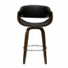 Tabouret De Bar Pivotant Noir Et Bois Foncé 65 Cm BENT -Boutique Miliboo tabouret de bar pivotant noir et bois fonce 65 cm bent 46774 5d69339d5dd4a 1200 675
