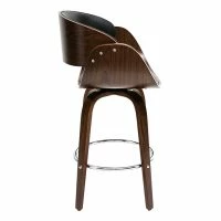 Tabouret De Bar Pivotant Noir Et Bois Foncé 65 Cm BENT -Boutique Miliboo tabouret de bar pivotant noir et bois fonce 65 cm bent 46774 5d6933a2425b2 1200 675