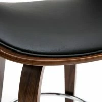 Tabouret De Bar Pivotant Noir Et Bois Foncé 65 Cm BENT -Boutique Miliboo tabouret de bar pivotant noir et bois fonce 65 cm bent 46774 5d6933a9c861a 1200 675