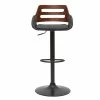 Tabouret De Bar Relevable Design Noir Et Noyer PERNIK 2 Tabouret De Bar Relevable Design Noir Et Noyer PERNIK -Boutique Miliboo tabouret de bar relevable design noir et noyer pernik 52990 63246e24b784d 1200 675