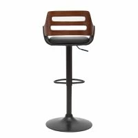 Tabouret De Bar Relevable Design Noir Et Noyer PERNIK 13 Tabouret De Bar Relevable Design Noir Et Noyer PERNIK -Boutique Miliboo tabouret de bar relevable design noir et noyer pernik 52990 63246e8be104b 1200 675