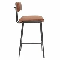 Tabouret De Bar Vintage Marron Clair Et Métal H65 Cm GOTHAM -Boutique Miliboo tabouret de bar vintage marron clair et metal h65 cm gotham 48366 5f4fa628015b9 1200 675