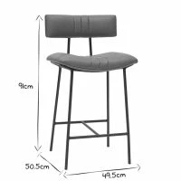 Tabouret De Bar Vintage Marron Clair Et Métal H65 Cm GOTHAM -Boutique Miliboo tabouret de bar vintage marron clair et metal h65 cm gotham 48366 5f4fa63552e5f 1200 675