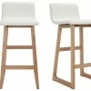 Tabourets De Bar Bois Clair Et Blanc 65 Cm (lot De 2) OSAKA -Boutique Miliboo tabourets de bar bois clair et blanc 65 cm lot de 2 osaka 36736 5bc4a37eaf335 1200 675