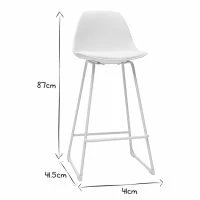 Tabourets De Bar Design Blancs Pieds Métal 65 Cm (lot De 2) FRANZ 20 Tabourets De Bar Design Blancs Pieds Métal 65 Cm (lot De 2) FRANZ -Boutique Miliboo tabourets de bar design blancs pieds metal 65 cm lot de 2 franz 47161 601285587ca0c 1200 675