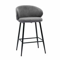 Tabourets De Bar Design En Tissu Effet Velours Gris Et Métal Noir (lot De 2) ROSALIE 10 Tabourets De Bar Design En Tissu Effet Velours Gris Et Métal Noir (lot De 2) ROSALIE -Boutique Miliboo tabourets de bar design en tissu effet velours gris et metal noir lot de 2 rosalie 52671 63b849637bd09 1200 675