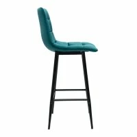 Tabourets De Bar Design En Velours Bleu Pétrole H65 Cm (lot De 2) MAXWELL -Boutique Miliboo tabourets de bar design en velours bleu petrole h65 cm lot de 2 maxwell 52278 62dea570d505f 1200 675