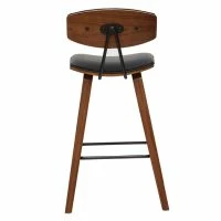 Tabourets De Bar Design Noir Et Bois Foncé H69 Cm (lot De 2) VASCO -Boutique Miliboo tabourets de bar design noir et bois fonce h69 cm lot de 2 vasco 49302 60edac8e68259 1200 675