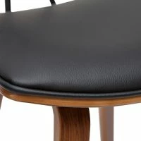 Tabourets De Bar Design Noir Et Bois Foncé H69 Cm (lot De 2) VASCO -Boutique Miliboo tabourets de bar design noir et bois fonce h69 cm lot de 2 vasco 49302 60edac92e8376 1200 675