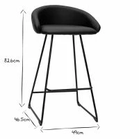 Tabourets De Bar Design Noirs H69 Cm (lot De 2) REYNOLD -Boutique Miliboo tabourets de bar design noirs h69 cm lot de 2 reynold 51859 62c4156c6835f 1200 675