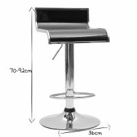 Tabourets De Bar Design Noirs WAVES (lot De 2) -Boutique Miliboo tabourets de bar design noirs waves lot de 2 10121 5d1c74533d1ca 1200 675