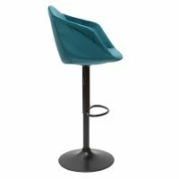 Tabourets De Bar Design Réglables Velours Bleu Pétrole (lot De 2) TAYA 13 Tabourets De Bar Design Réglables Velours Bleu Pétrole (lot De 2) TAYA -Boutique Miliboo tabourets de bar design reglables velours bleu petrole lot de 2 taya 48904 603fa3d614eef 1200 675