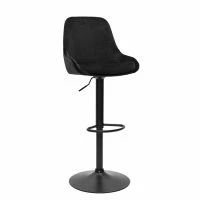 Tabourets De Bar Design Réglables Velours Noir (lot De 2) HOLO -Boutique Miliboo tabourets de bar design reglables velours noir lot de 2 holo 50713 6278c6cf42ba2 1200 675