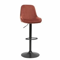 Tabourets De Bar Design Réglables Velours Rouge Tomette (lot De 2) HOLO -Boutique Miliboo tabourets de bar design reglables velours rouge tomette lot de 2 holo 51852 62b96fb77984d 1200 675