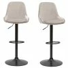 Tabourets De Bar Design Réglables Velours Taupe (lot De 2) HOLO -Boutique Miliboo tabourets de bar design reglables velours taupe lot de 2 holo 51850 63db7aad6c743 1200 675