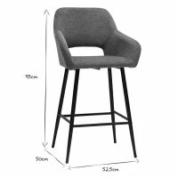 Tabourets De Bar En Tissu Effet Velours Texturé Gris Et Métal H65 Cm (lot De 2) LAURETTE 16 Tabourets De Bar En Tissu Effet Velours Texturé Gris Et Métal H65 Cm (lot De 2) LAURETTE -Boutique Miliboo tabourets de bar en tissu effet velours texture gris et metal h65 cm lot de 2 laurette 52258 632b2708d058b 1200 675
