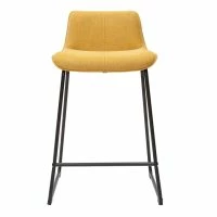 Tabourets De Bar En Tissu Effet Velours Texturé Jaune Moutarde Et Métal H65 Cm (lot De 2) BOOST -Boutique Miliboo tabourets de bar en tissu effet velours texture jaune moutarde et metal h65 cm lot de 2 boost 52698 634ec2375aa0b 1200 675