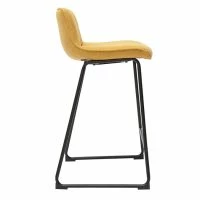 Tabourets De Bar En Tissu Effet Velours Texturé Jaune Moutarde Et Métal H65 Cm (lot De 2) BOOST -Boutique Miliboo tabourets de bar en tissu effet velours texture jaune moutarde et metal h65 cm lot de 2 boost 52698 634ec23f0bb08 1200 675