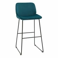 Tabourets De Bar Fixes En Tissu Velours Bleu Canard Pieds Métal Noir H65 (lot De 2) KAOLY 12 Tabourets De Bar Fixes En Tissu Velours Bleu Canard Pieds Métal Noir H65 (lot De 2) KAOLY -Boutique Miliboo tabourets de bar fixes en tissu velours bleu canard pieds metal noir h65 lot de 2 kaoly 51943 62d55b2c3dea4 1200 675