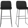 Tabourets De Bar Fixes En Tissu Velours Noir Pieds Métal Noir H65 (lot De 2) KAOLY 2 Tabourets De Bar Fixes En Tissu Velours Noir Pieds Métal Noir H65 (lot De 2) KAOLY -Boutique Miliboo tabourets de bar fixes en tissu velours noir pieds metal noir h65 lot de 2 kaoly 51945 62d579a2568b6 1200 675