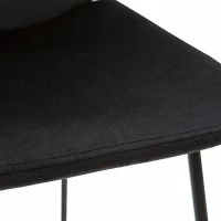 Tabourets De Bar Fixes En Tissu Velours Noir Pieds Métal Noir H65 (lot De 2) KAOLY -Boutique Miliboo tabourets de bar fixes en tissu velours noir pieds metal noir h65 lot de 2 kaoly 51945 62d57c698eb1e 1200 675
