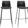 Tabourets De Bar Fixes Noirs Aspect Vieilli Et Métal Noir H75 (lot De 2) HAROLD -Boutique Miliboo tabourets de bar fixes noirs aspect vieilli et metal noir h75 lot de 2 harold 52694 634d2fc15f969 1200 675