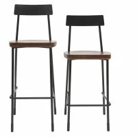 Tabourets De Bar Industriels Métal Et Bois 65 Cm (lot De 2) OUDIN -Boutique Miliboo tabourets de bar industriels metal et bois 65 cm lot de 2 oudin 45523 5cdbdcca70288 1200 675
