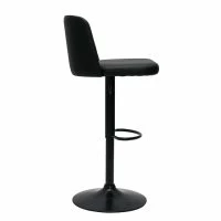 Tabourets De Bar Réglables En Polyuréthane Noir Et Métal Noir (lot De 2) MONTI -Boutique Miliboo tabourets de bar reglables en polyurethane noir et metal noir lot de 2 monti 52290 62b587a20eba8 1200 675