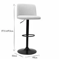 Tabourets De Bar Réglables En Tissu Effet Velours Texturé Beige Et Métal Noir (lot De 2) MONTI 16 Tabourets De Bar Réglables En Tissu Effet Velours Texturé Beige Et Métal Noir (lot De 2) MONTI -Boutique Miliboo tabourets de bar reglables en tissu effet velours texture beige et metal noir lot de 2 monti 51873 62beb5b63cb8f 1200 675